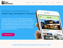 Tablet Screenshot of indianappdevelopers.com